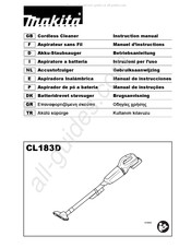 Makita CL183D Gebruiksaanwijzing