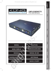 Konig Computer CMP-KVMSWIT75 Gebruiksaanwijzing