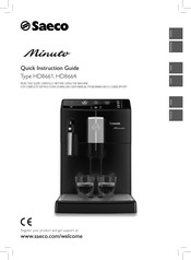 Saeco Minuto HD8661 Instructiehandleiding