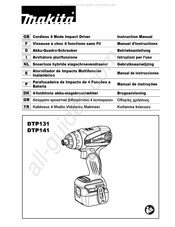 Makita DTP131 Gebruiksaanwijzing