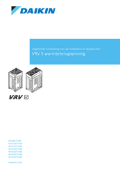 Daikin VRV 5 REYA18A7Y1B9 Uitgebreide Handleiding Voor De Installateur En De Gebruiker