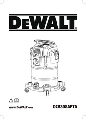 DeWalt DXV30SAPTA Handleiding