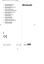 EINHELL 43.071.90 Originele Handleiding