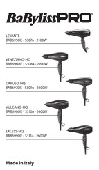 BaBylissPro VENEZIANO-HQ Handleiding
