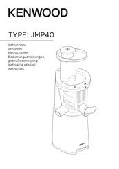 Kenwood JMP40 Gebruiksaanwijzing