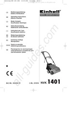 EINHELL NVK 1401 Gebruiksaanwijzing