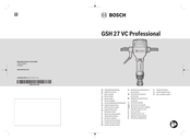 Bosch GSH 27 VC Professional Oorspronkelijke Gebruiksaanwijzing