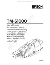 Epson TM-S1000 Gebruikershandleiding
