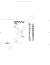 Kenwood HDP30 Gebruiksaanwijzing