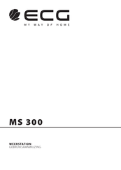 ECG MS 300 Gebruiksaanwijzing