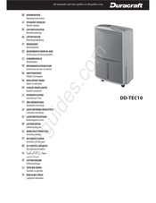 Duracraft DD-TEC10 Bedieningsinstructies