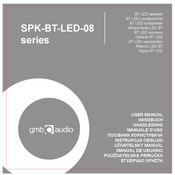 GMB Audio SPK-BT-LED-08S Handleiding