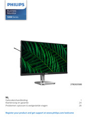 Philips 27B2G5500 Gebruikershandleiding