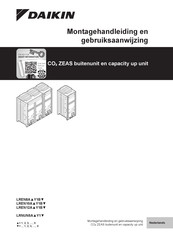 Daikin CO2 ZEAS LREN8A Y1B Series Montagehandleiding En Gebruiksaanwijzing