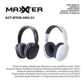 MAXXTER ACT-BTHS-ANC-01 Handleiding