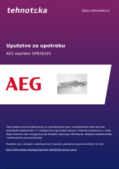 AEG DPB3622S Gebruiksaanwijzing