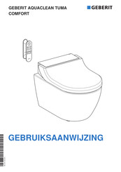 Geberit AQUACLEAN TUMA COMFORT Gebruiksaanwijzing