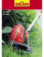 Wolf Garten GT 840 Gebruiksaanwijzing