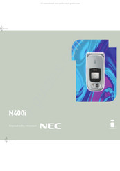 NEC N400i Handleiding