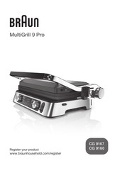 Braun MultiGrill 9 Pro CG 9167 Handleiding