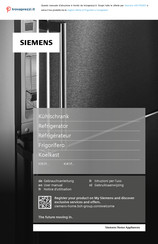 Siemens KI41F Series Gebruiksaanwijzing