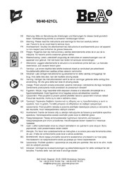 BEA 90/40-621CL Instructies