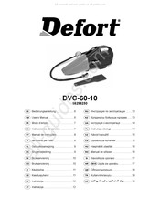 Defort DVC-60-10 Gebruiksaanwijzing