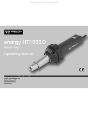 WELDY energy HT1600 D Handleiding