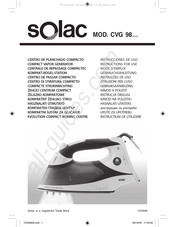 SOLAC CVG 98 Series Gebruiksaanwijzing