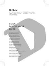 D-Link DSL-2740B Installatiehandleiding