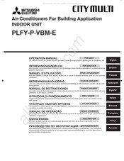 Mitsubishi Electric City Multi PLFY-P VBM-E Series Bedieningshandleiding