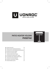 VONROC VOLSINI PH507AC Vertaling Van De Oorspronkelijke Gebruiksaanwijzing