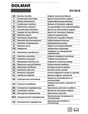 Dolmar EV-3618 Instructiehandleiding