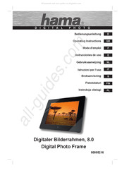 Hama 00095216 Gebruiksaanwijzing
