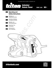 Triton TRP UL Bedieningshandleiding