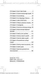 ZTE Blade G Snelstartgids