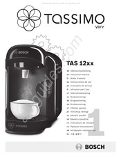 Bosch Tassimo Vivy TAS 12 Series Gebruiksaanwijzing