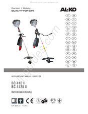 AL-KO BC 410 II Handleiding
