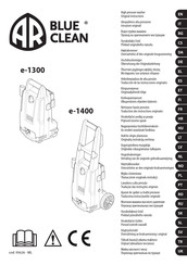 Annovi Reverberi Blue Clean e-1300 Vertaling Van De Originele Gebruiksaanwijzing