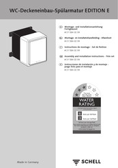 Schell EDITION E 01 584 00 99 Montage En Installatiehandleiding