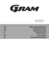 Gram KS 3135 90 1 Gebruiksaanwijzing