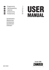 Zanussi ZDI13001 Gebruiksaanwijzing