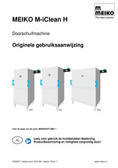 Meiko M008DWHT10M2 Series Originele Gebruiksaanwijzing