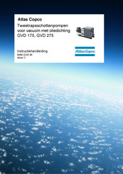 Atlas Copco GVD 275 Instructiehandleiding