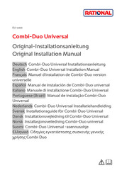 Rational Combi-Duo Universal Installatiehandleiding