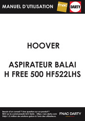 Hoover H FREE 500 Gebruikershandleiding