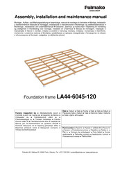 Lemeks Palmako LA44-6045-120 Montage-, Installatie- En Bedieningshandleiding