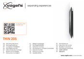 Vogel's THIN 205 Montagevoorschrift