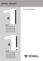 Schell CELIS E2 HD-M 00 278 06 99 Montagehandleiding