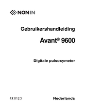 Nonin Avant 9600 Gebruikershandleiding
